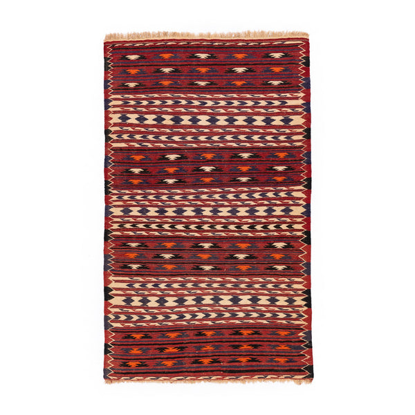 Turkmen Kilim (3.8 x 6.2)ft