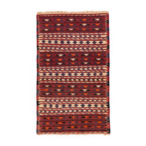 Turkmen Kilim (3.8 x 6.2)ft