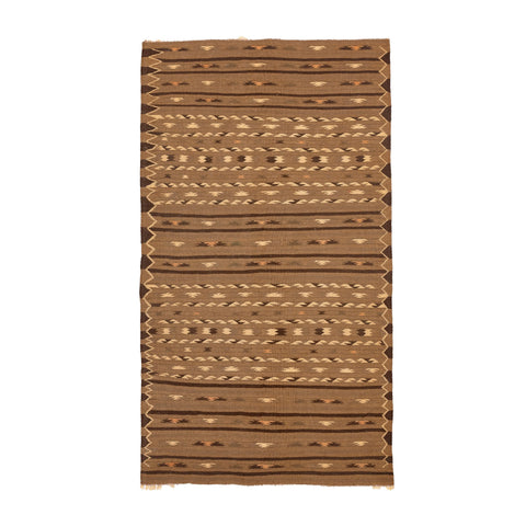 Turkmen Kilim (3.7 x 6.3)ft