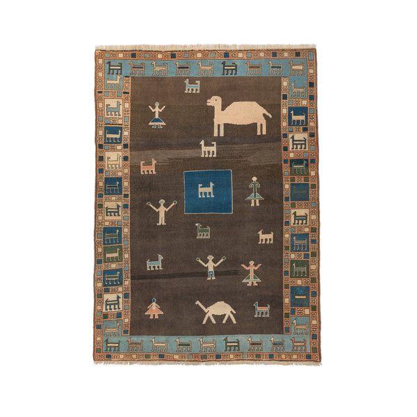 Turkish Gabbeh (6.8 x 9.4)ft