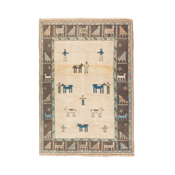 Turkish Gabbeh (6.4 x 9.1)ft
