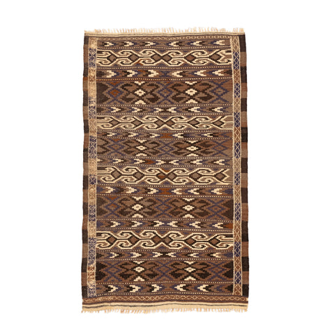 Turkmen Kilim (3.5 x 5.7)ft