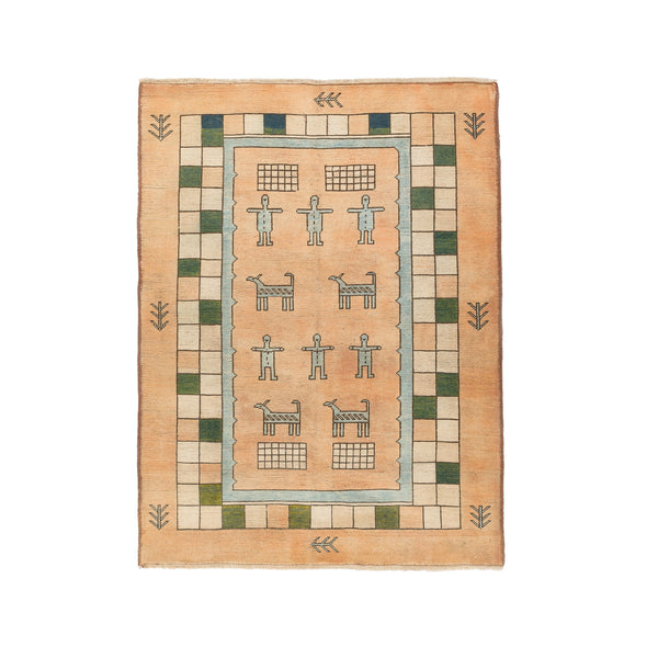 Turkish Gabbeh (5.2 x 6.8)ft