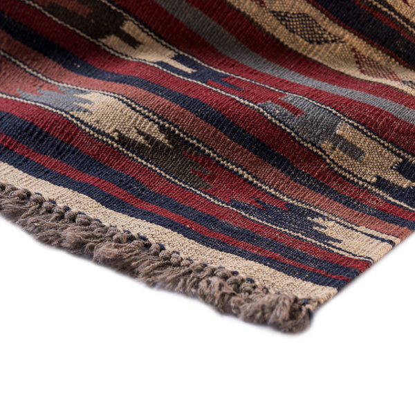 Turkmen Kilim (5.5 x 7.3)ft