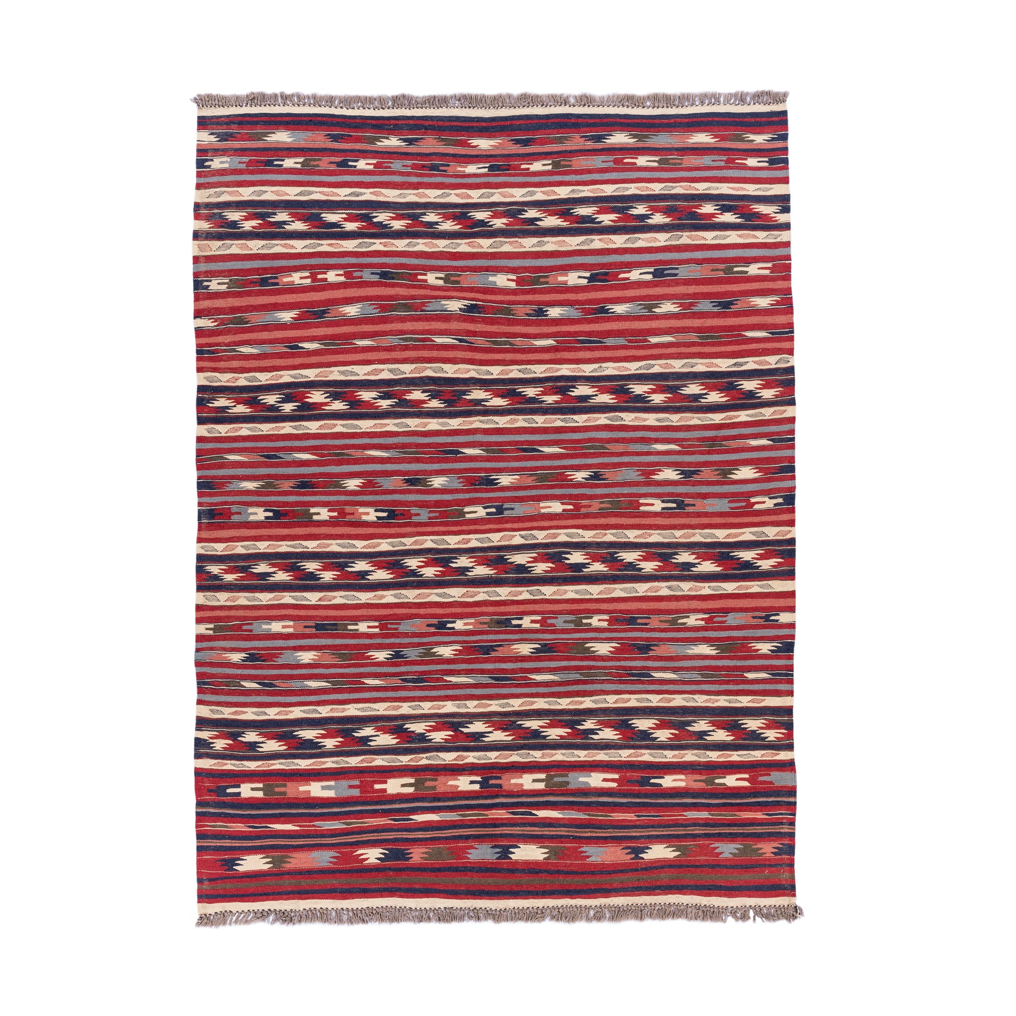 Turkmen Kilim (5.5 x 7.3)ft