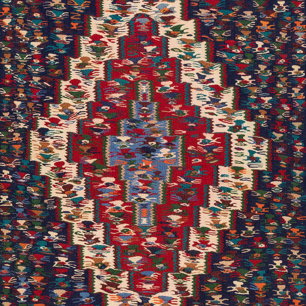 Senneh Kilim (3.6 x 4.4)ft