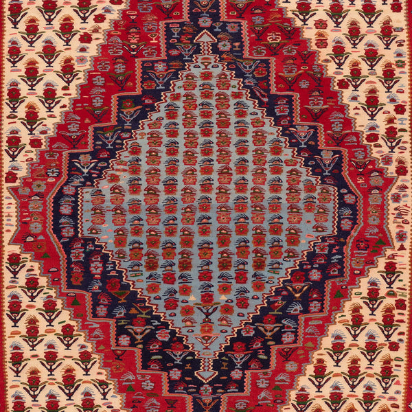 Senneh Kilim (5.8 x 8.2)ft
