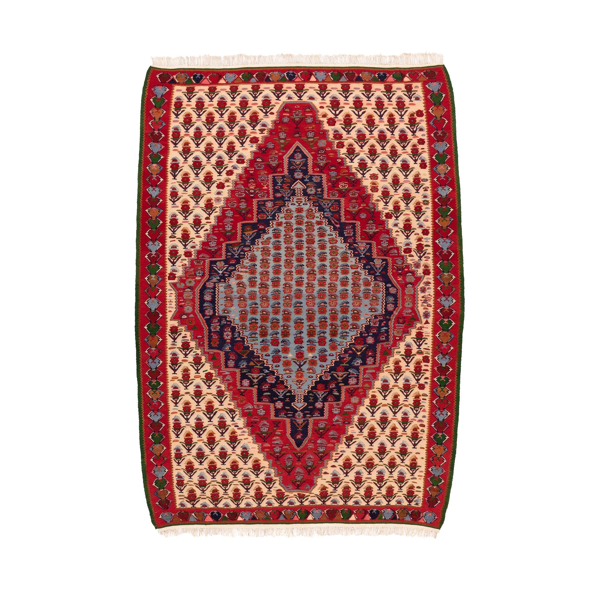 Senneh Kilim (5.8 x 8.2)ft