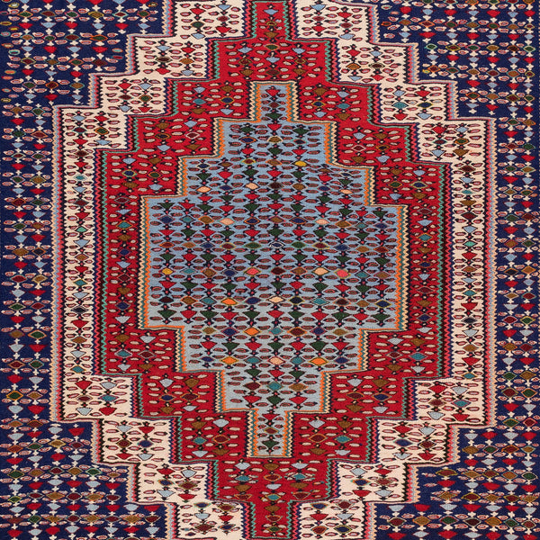 Senneh Kilim (6.2 x 9.4)ft