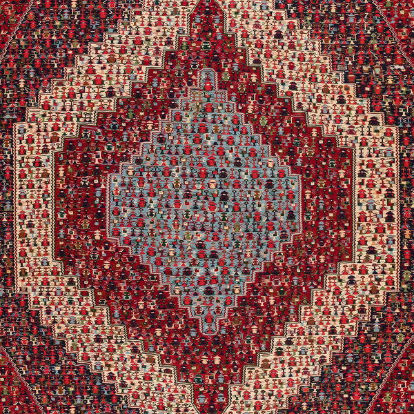 Senneh Kilim (6.9 x 9.3)ft