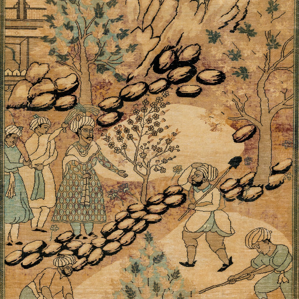 Pictorial Rug (4.2 x 6.3)ft