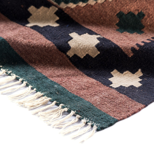 Woollen Dhurrie (6 x 9.1)ft
