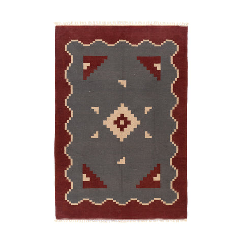Cotton Dhurrie (5.9 x 8.9)ft