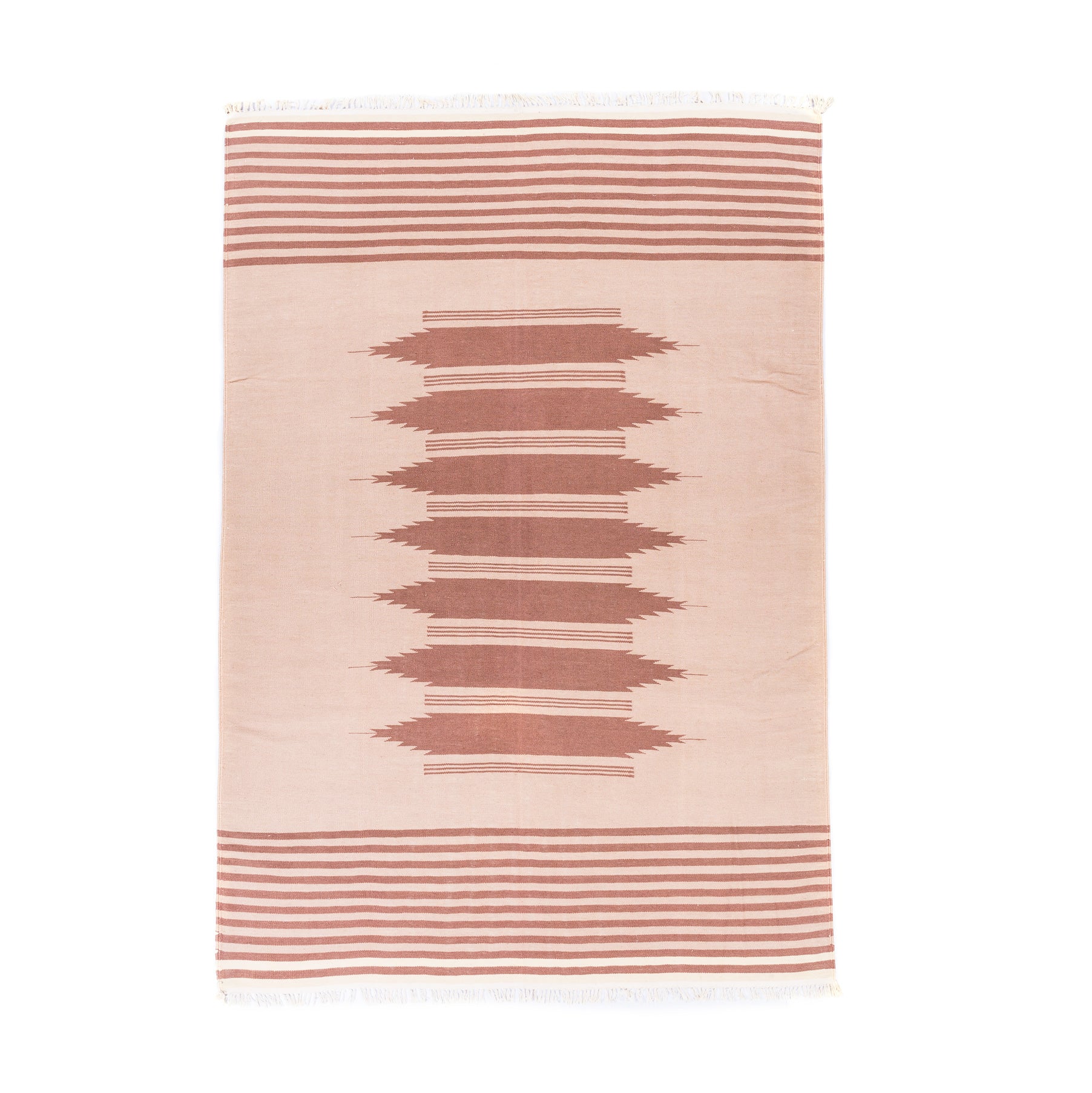 Cotton Dhurrie (5.9 x 8.5)ft