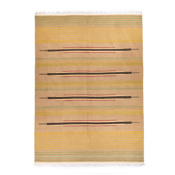 Cotton Dhurrie (8.4 x 11.5)ft