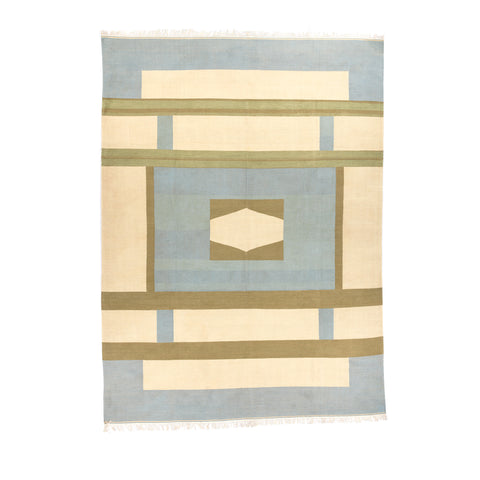 Cotton Dhurrie (8.6 x 11.8)ft