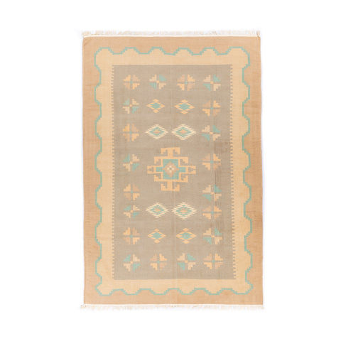 Cotton Dhurries (5.9 x 8.9)ft