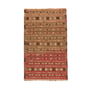 Turkmen Kilim (3.7 x 5.9)ft
