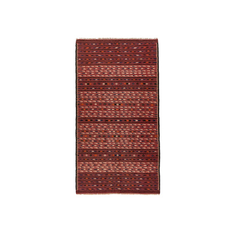 Turkmen Kilim (4.9 x 9.3)ft
