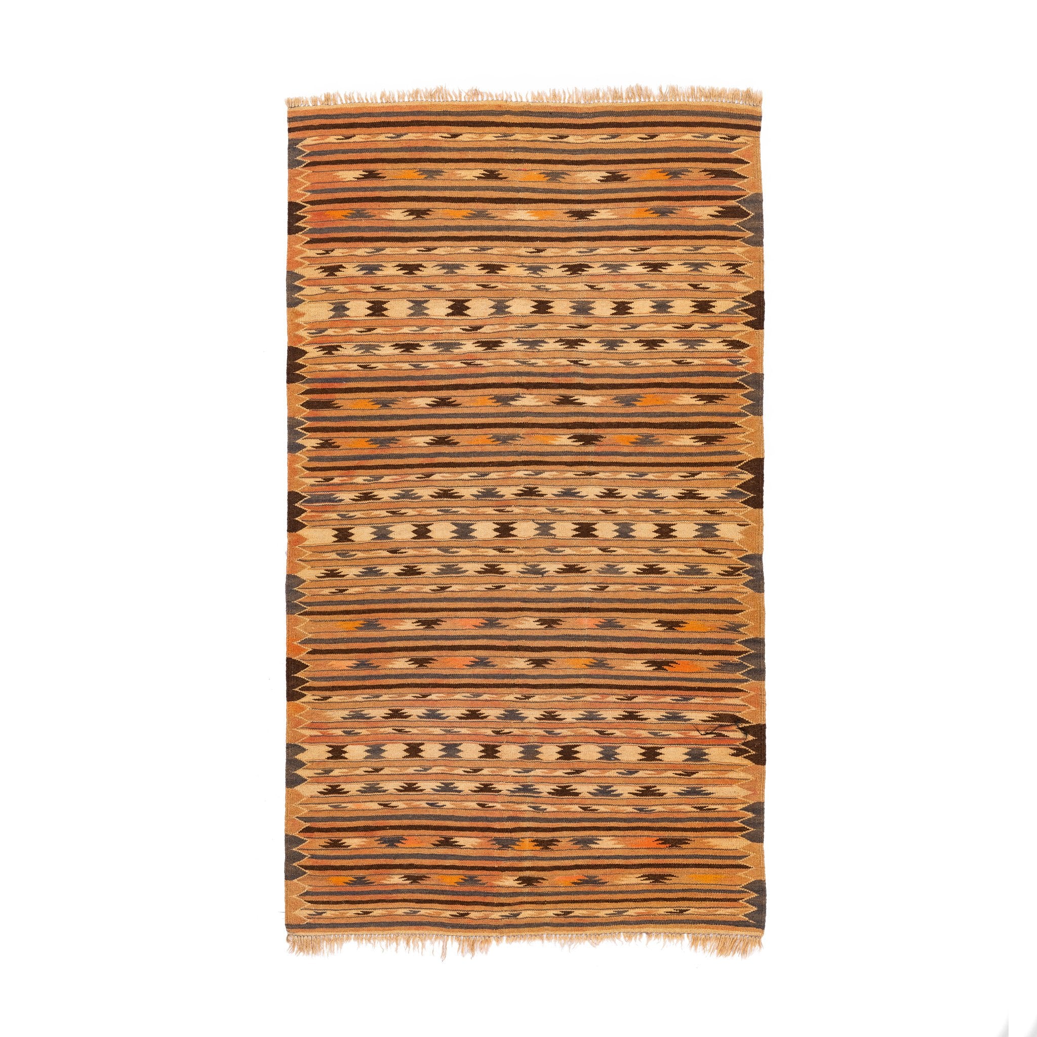 Turkmen Kilim (3.4 x 6.4)ft