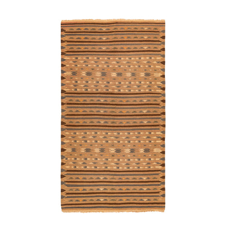 Turkmen Kilim (3.4 x 6.4)ft