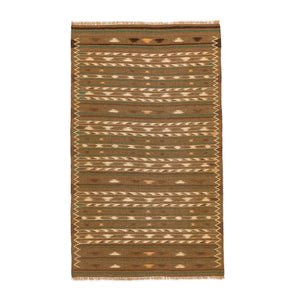 Turkmen Kilim (3.8 x 6.5)ft