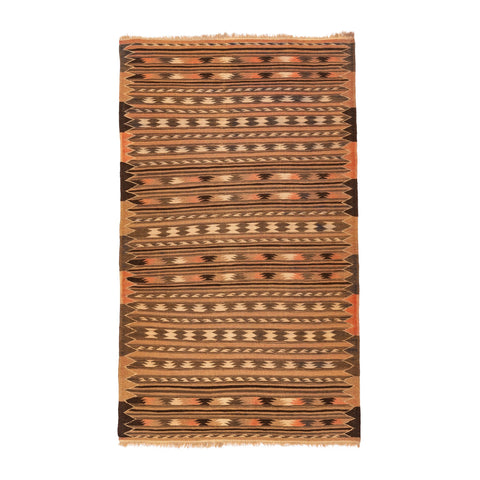 Turkmen Kilim (3.7 x 6.4)ft