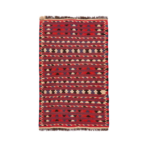 Turkmen Kilim (3.8 x 6)ft