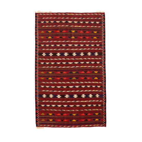 Turkmen Kilim (3.8 x 6.1)ft