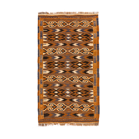 Turkmen Kilim (3.4 x 5.9)ft