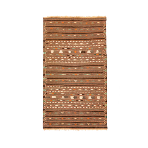 Turkmen Kilim (3.5 x 6.3)ft