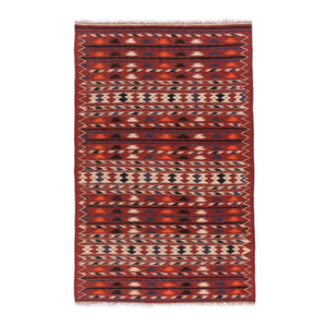 Turkmen Kilim (3.9 x 6.1)ft