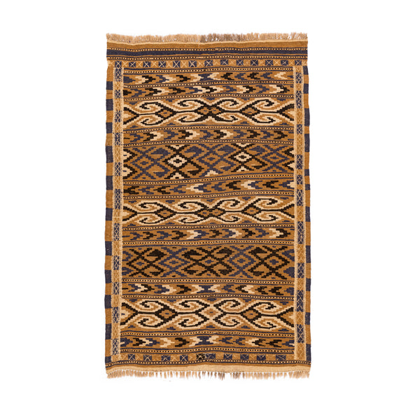 Turkmen Kilim (3.7 x 5.8)ft