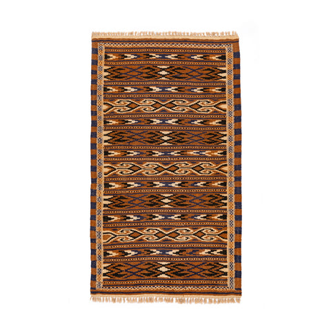 Turkmen Kilim (3.6 x 6.2)ft