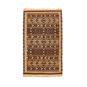 Turkmen Kilim (3.6 x 6.3)ft
