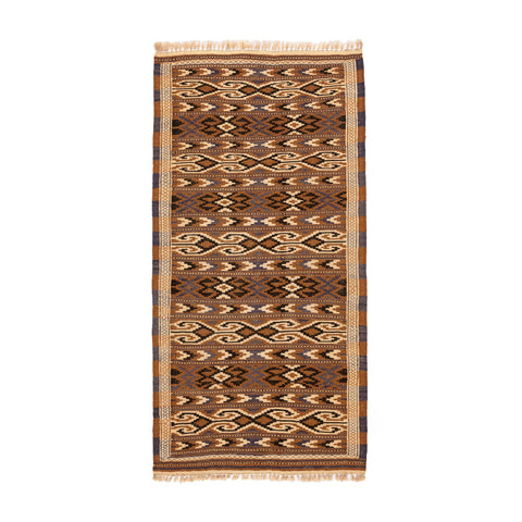 Turkmen Kilim (3.1 x 6.5)ft