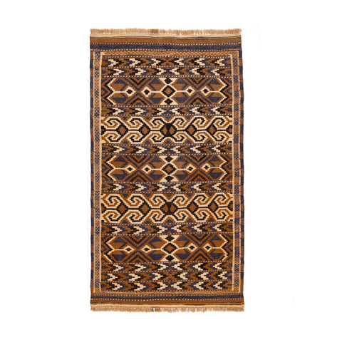 Turkmen Kilim (3.5 x 6.2)ft