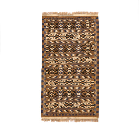 Turkmen Kilim (3.4 x 5.9)ft