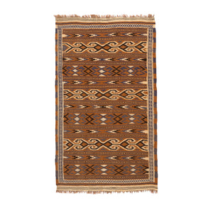 Turkmen Kilim (3.4 x 5.8)ft