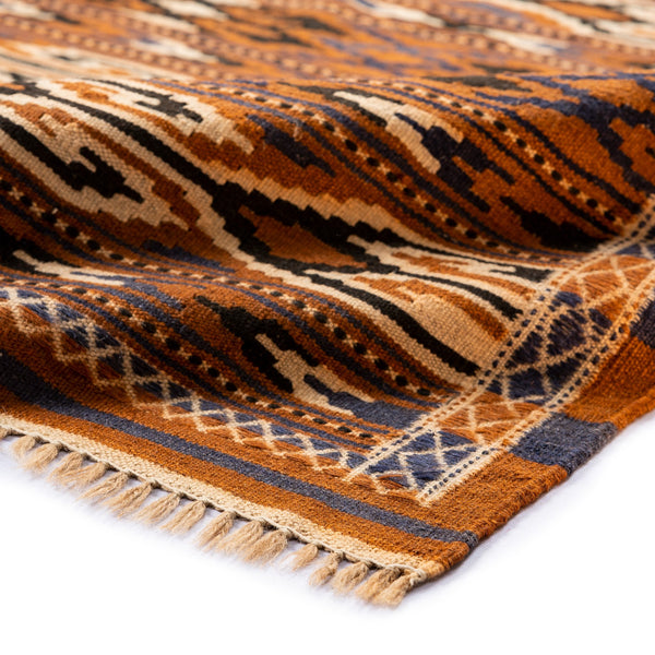 Turkmen Kilim (3.4 x 6.1)ft