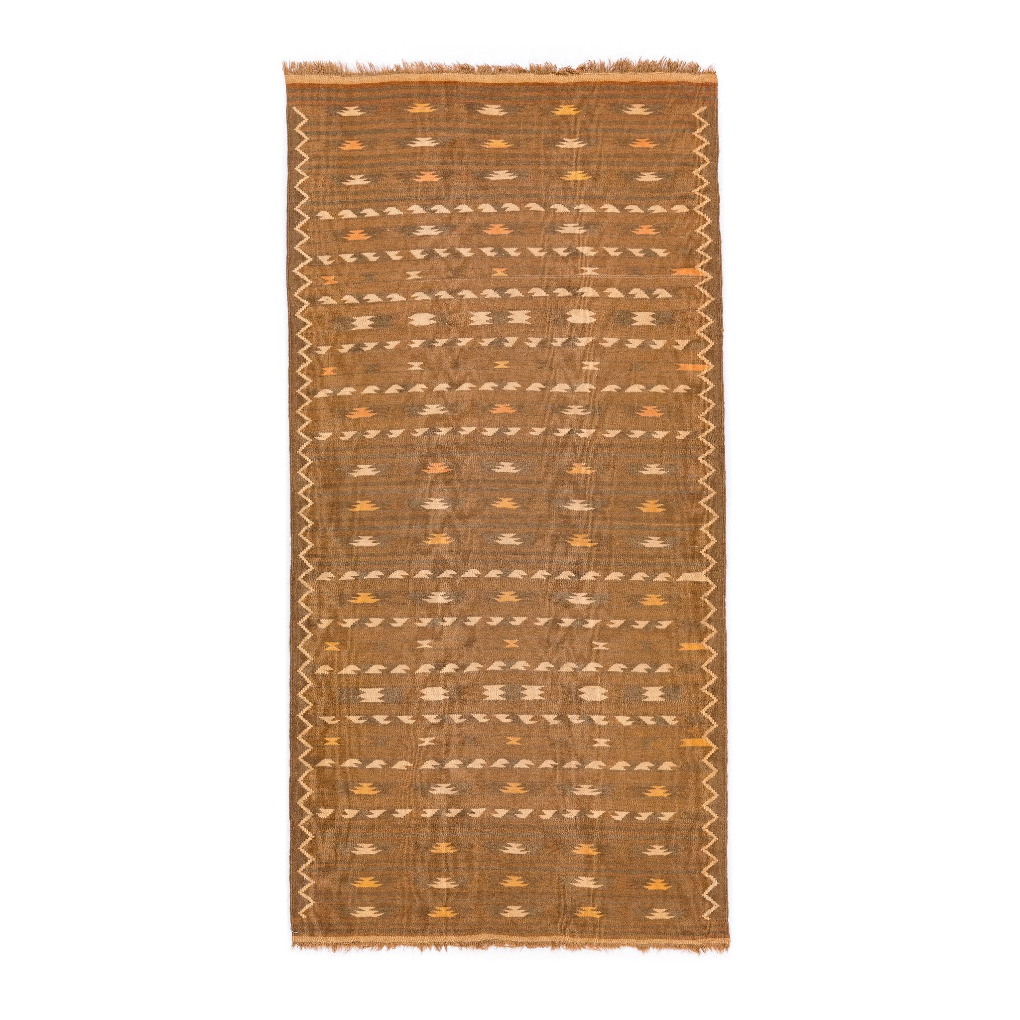 Turkmen Kilim (3.4 x 6.6)ft