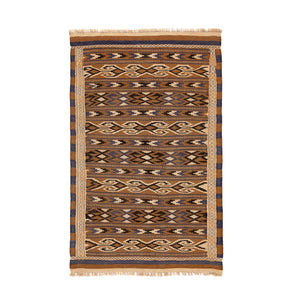 Turkmen Kilim (3.7 x 6.2)ft