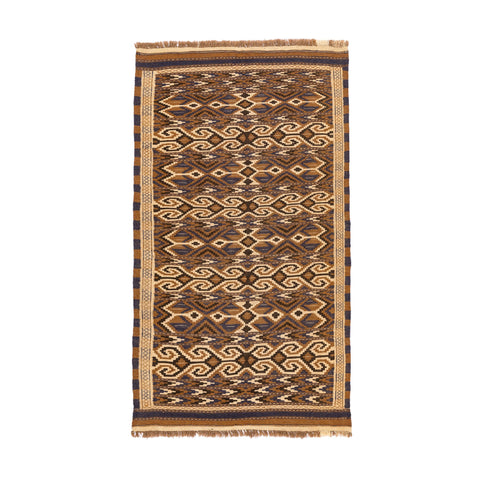 Turkmen Kilim (3.5 x 6.4)ft