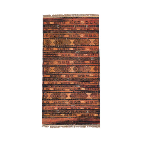 Turkmen Kilim (3.3 x 6.4)ft