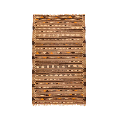 Turkmen Kilim (3.7 x 6.2)ft