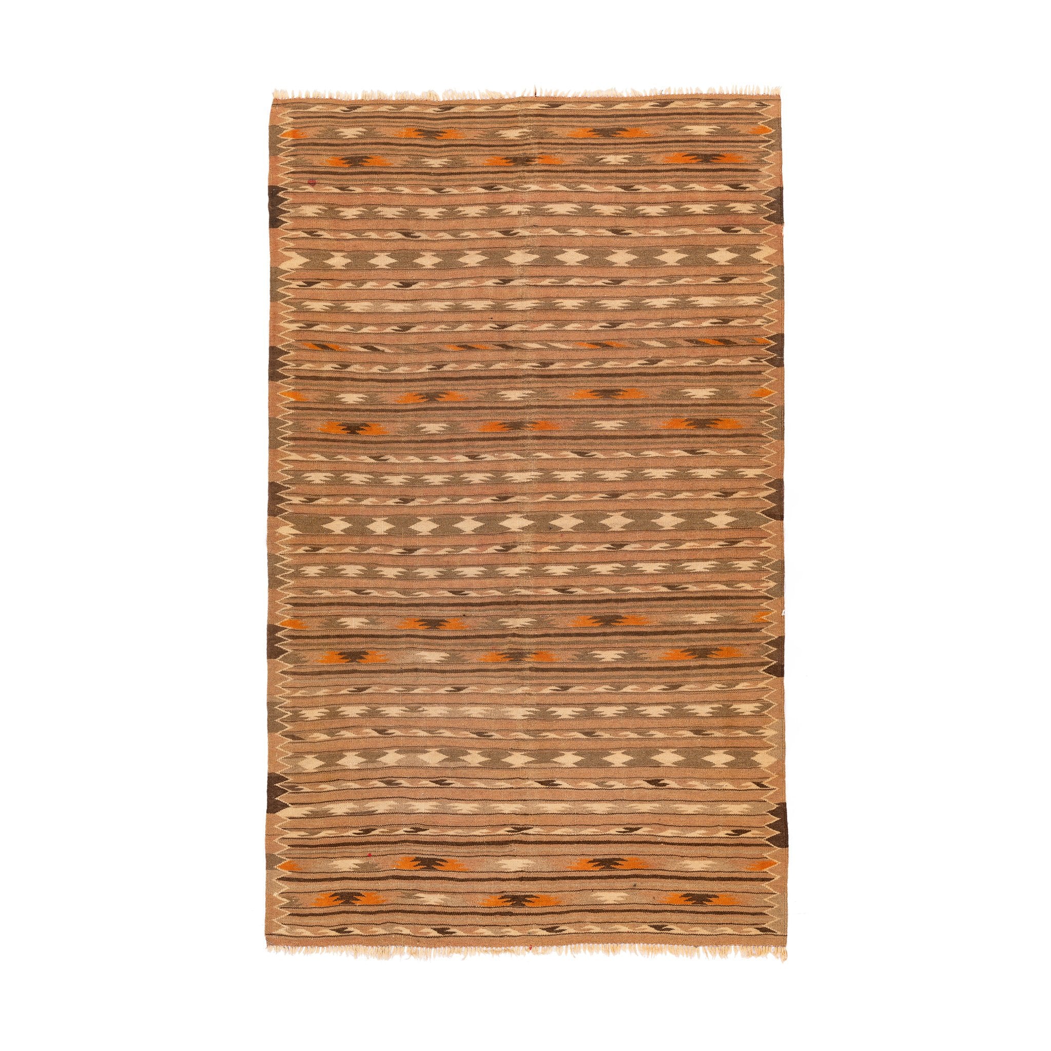 Turkmen Kilim (3.8 x 6.2)ft