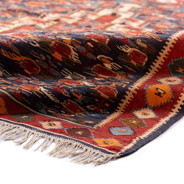 Senneh Kilim (3.8 x 4.1)ft