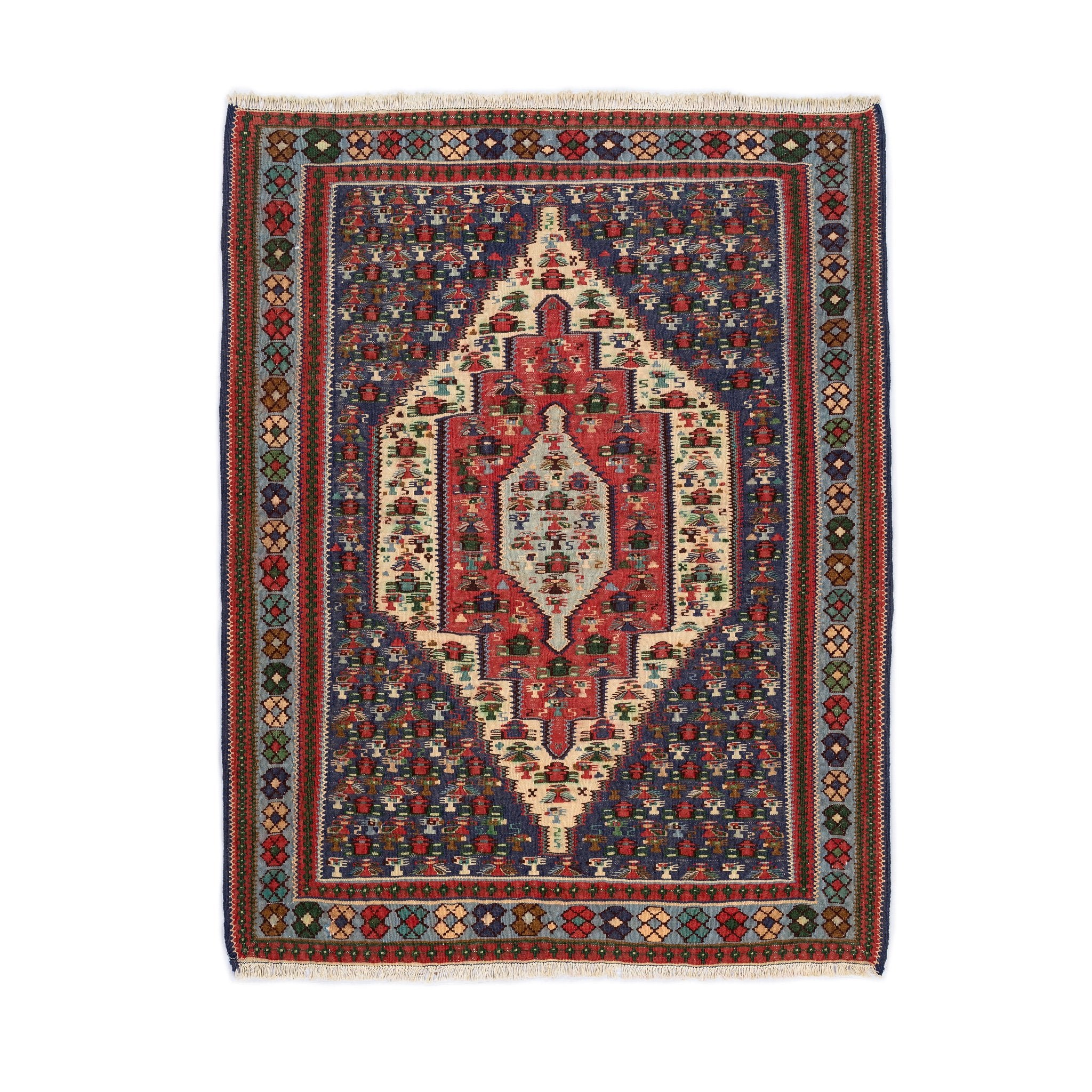 Senneh Kilim (4 x 5.1)ft