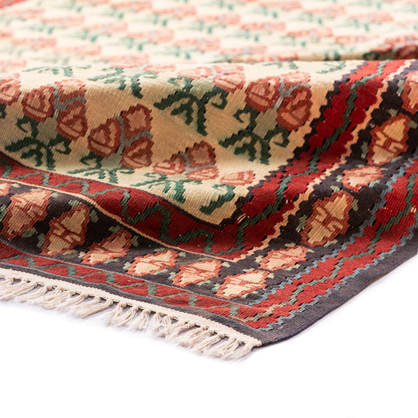 Senneh Kilim (3.6 x 4.7)ft