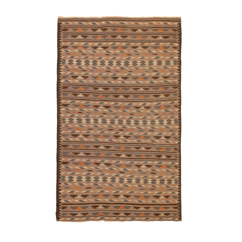 Turkmen Kilim (3.8 x 6.2)ft